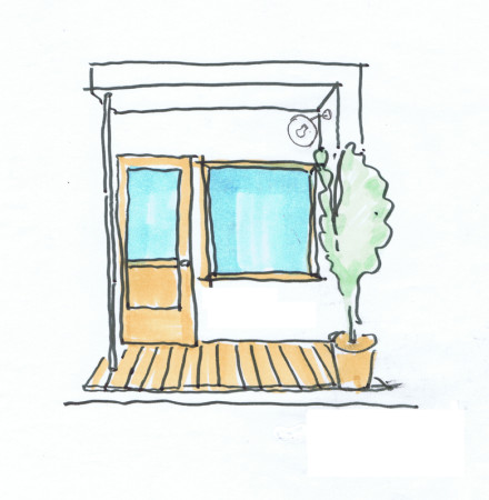 西新宿ファサードイメージスケッチ