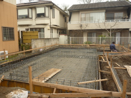 武蔵関公園 基礎全景